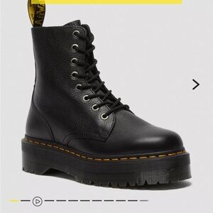 Dr. Marten’s Jadon black Leather Platform Boots